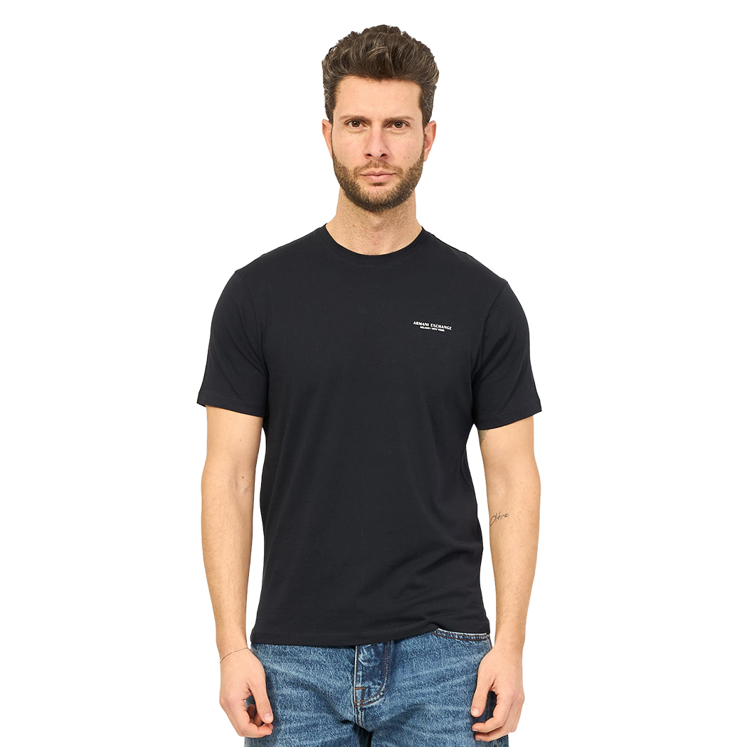 ARMANI EXCHANGE T-SHIRT REGULAR FIT JERSEY COTONE UOMO BOY LOGO MAN 8NZT91Z8H4Z