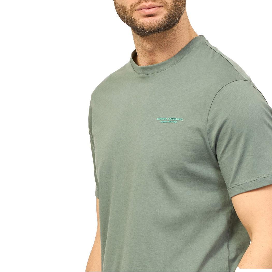ARMANI EXCHANGE T-SHIRT REGULAR FIT JERSEY COTONE UOMO BOY LOGO MAN 8NZT91Z8H4Z
