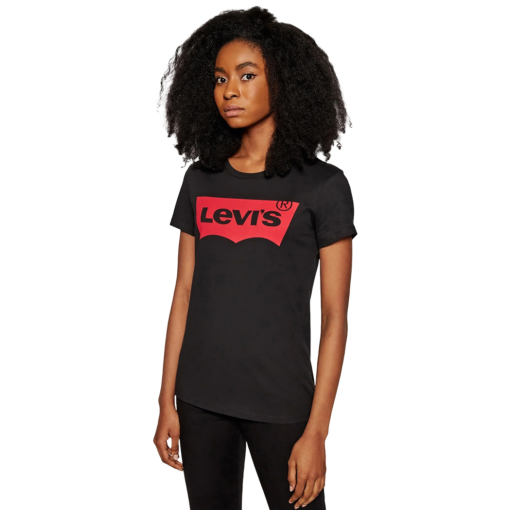 LEVI\'S T-SHIRT DONNA RAGAZZA MAGLIETTA LOGO STAMPATO MAGLIA COTONE GIRL 17369
