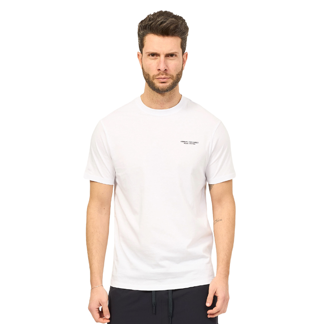 ARMANI EXCHANGE T-SHIRT REGULAR FIT JERSEY COTONE UOMO BOY LOGO MAN 8NZT91Z8H4Z