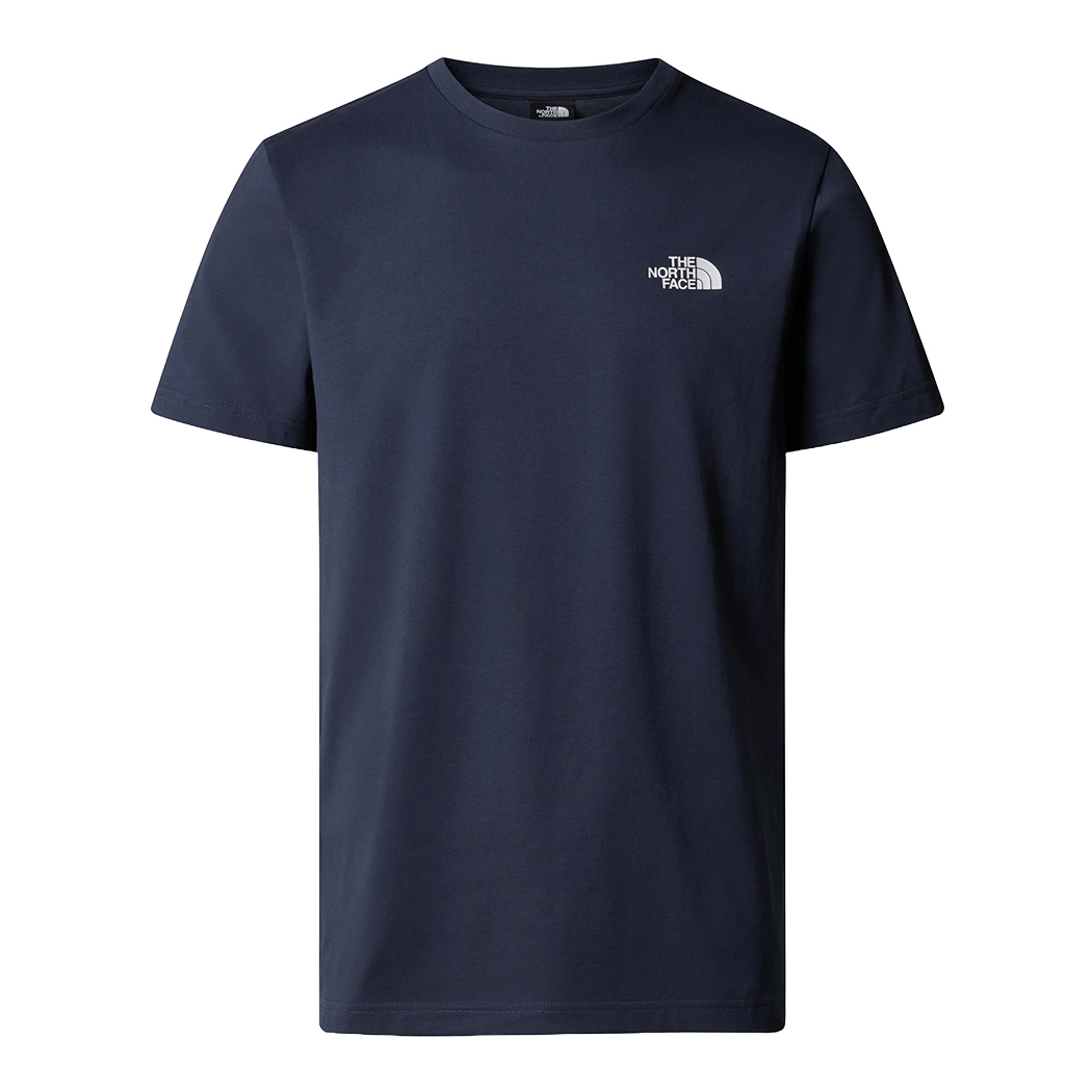 THE NORTH FACE T-SHIRT COTONE UOMO SIMPLE DOME TEE MAGLIA LOGO PICCOLO NF0A87NG
