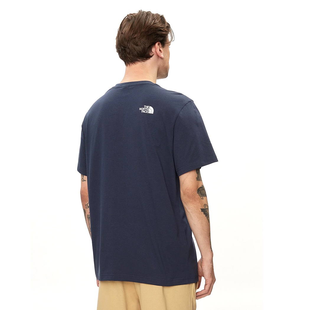 THE NORTH FACE T-SHIRT COTONE UOMO SIMPLE DOME TEE MAGLIA LOGO PICCOLO NF0A87NG