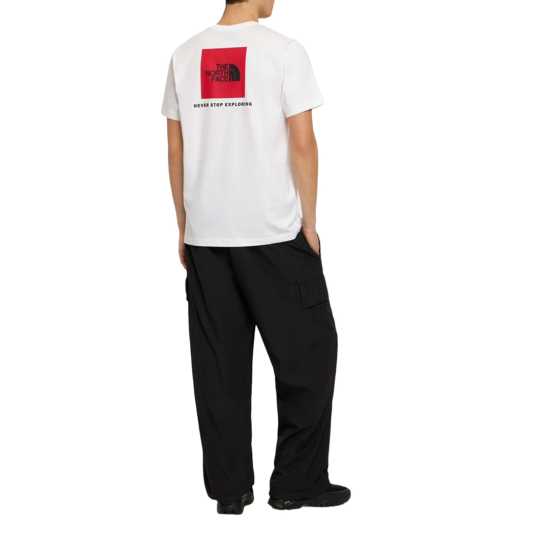 THE NORTH FACE T-SHIRT REDBOX UOMO COTONE MAGLIA RAGAZZO MANICHE CORTE NF0A87NP