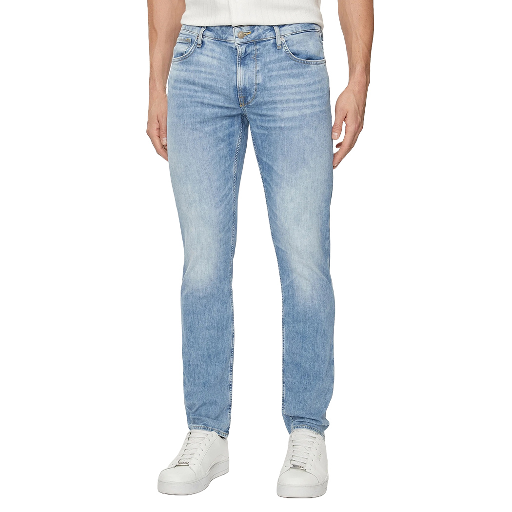 GUESS JEANS SLIM TAPERED PANTALONI LEGGERO UOMO COTONE STRETCH DRITT M4GAS2D4Z25