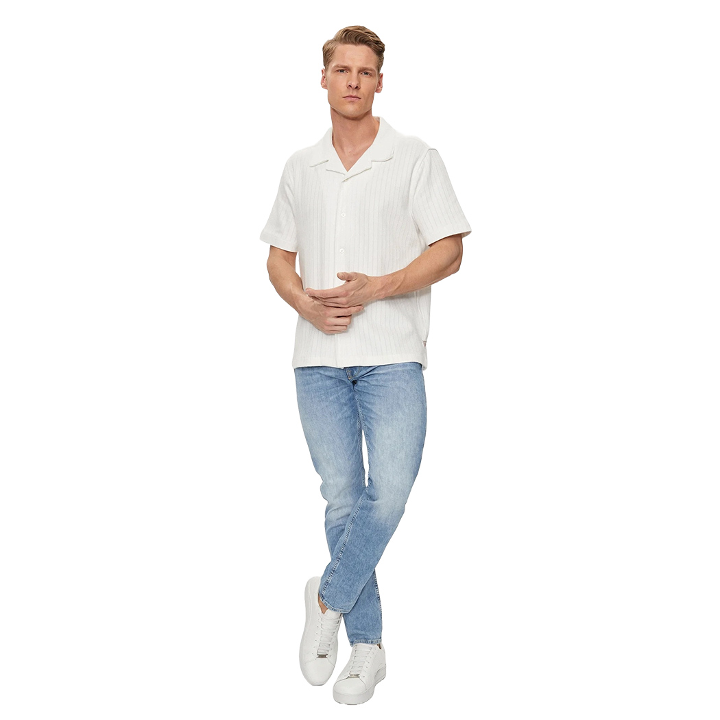 GUESS JEANS SLIM TAPERED PANTALONI LEGGERO UOMO COTONE STRETCH DRITT M4GAS2D4Z25