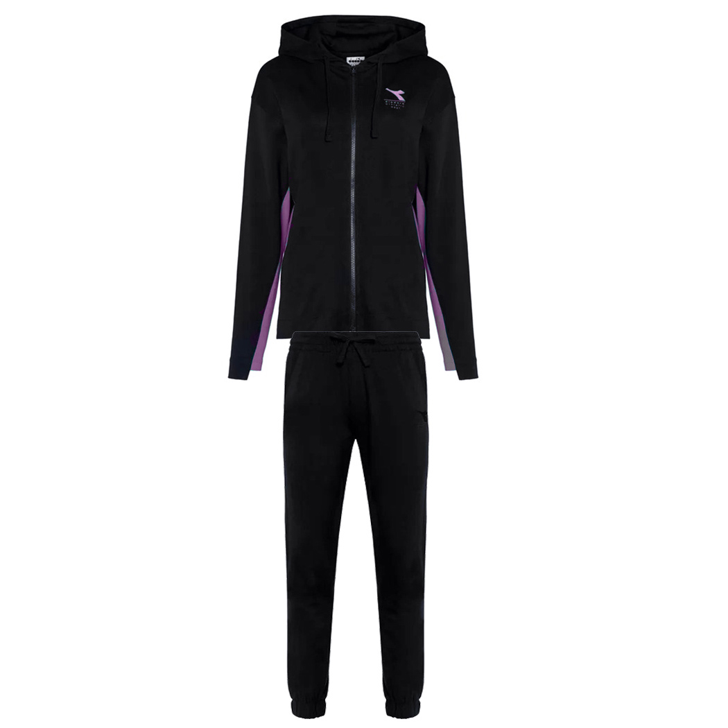DIADORA L.TRACKSUIT FZ CORE TUTA DONNA ZIP FELPA SPORT PANTALONI GIRL 102.180379
