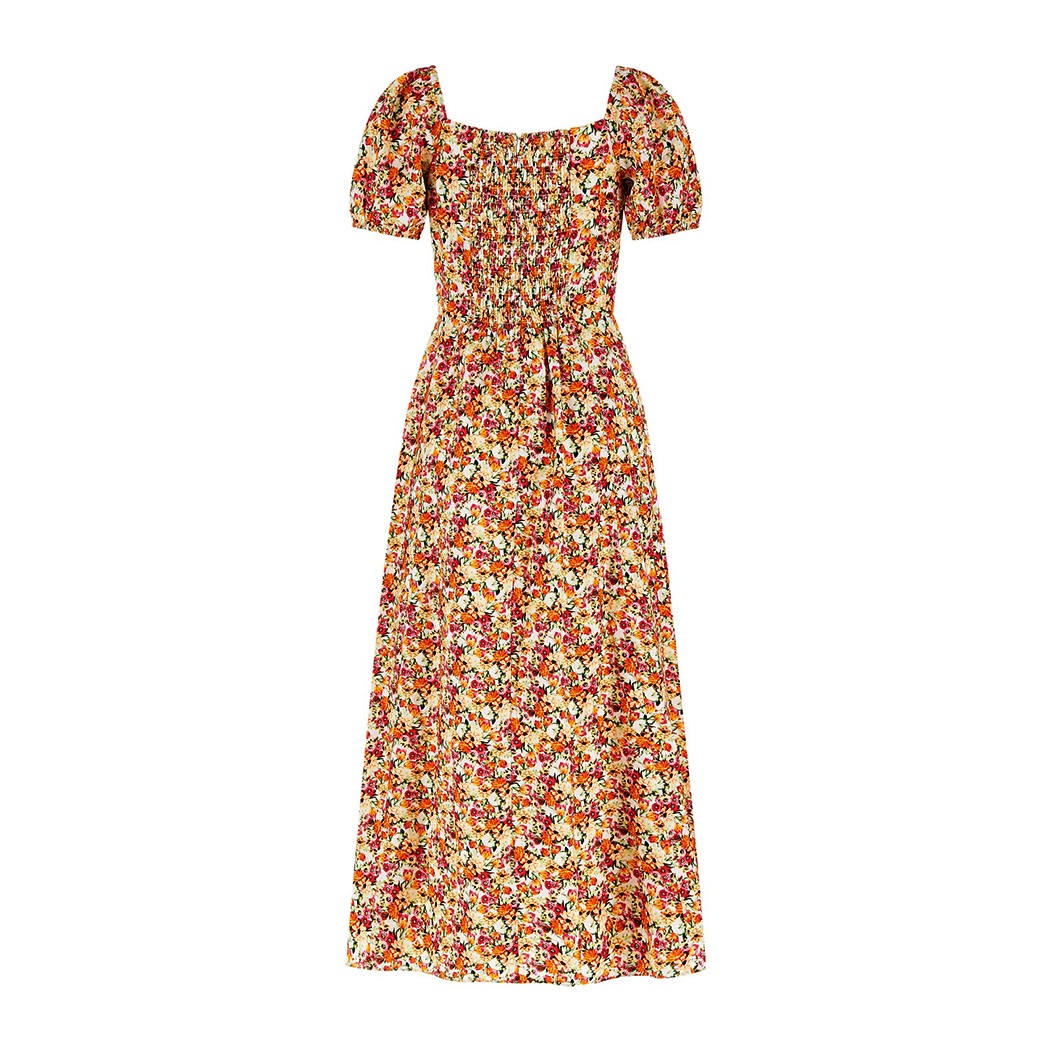 GUESS ABITO FIORI FLOREALE DONNA RAGAZZA DRESS VESTITO LUNGO SEXY W4GK44WG562
