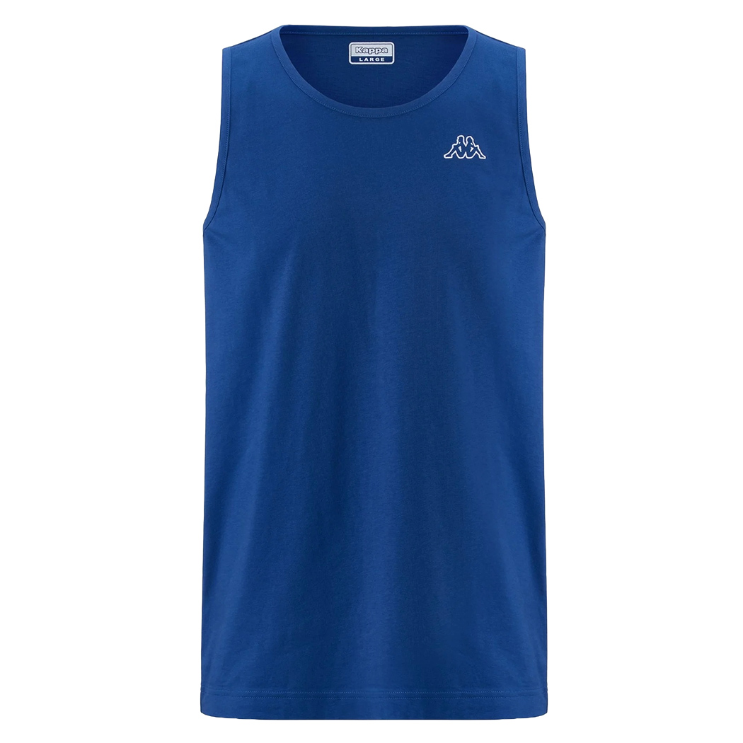 KAPPA LOGO GATAN CANOTTA UOMO JERSEY T-SHIRT SMANICATO COTONE SPORT 303HZ90