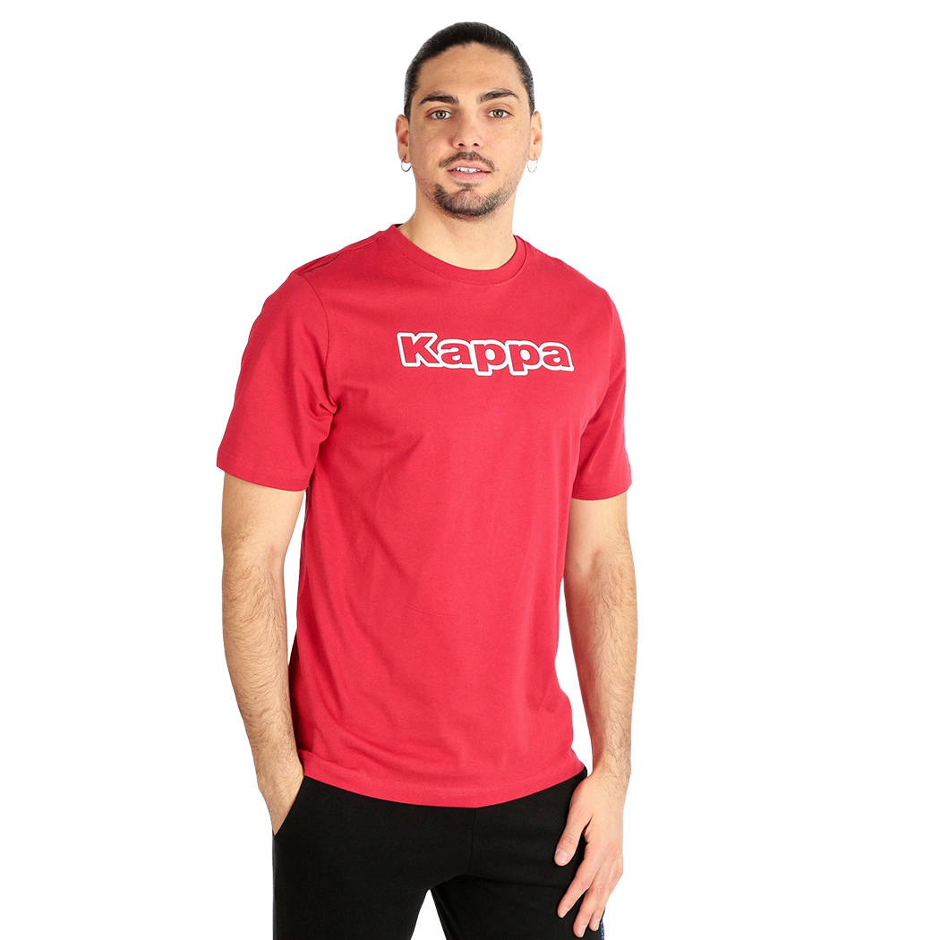 KAPPA LOGO FROMEN T-SHIRT UOMO MAGLIA COTONE JERSEY SPORT REGULAR FIT 303HZ60