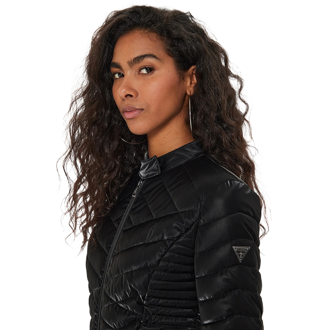 GUESS GIUBBINO GIACCA PIUMINO TRAPUNTINA DONNA STRETCH W4YL06KCBV0