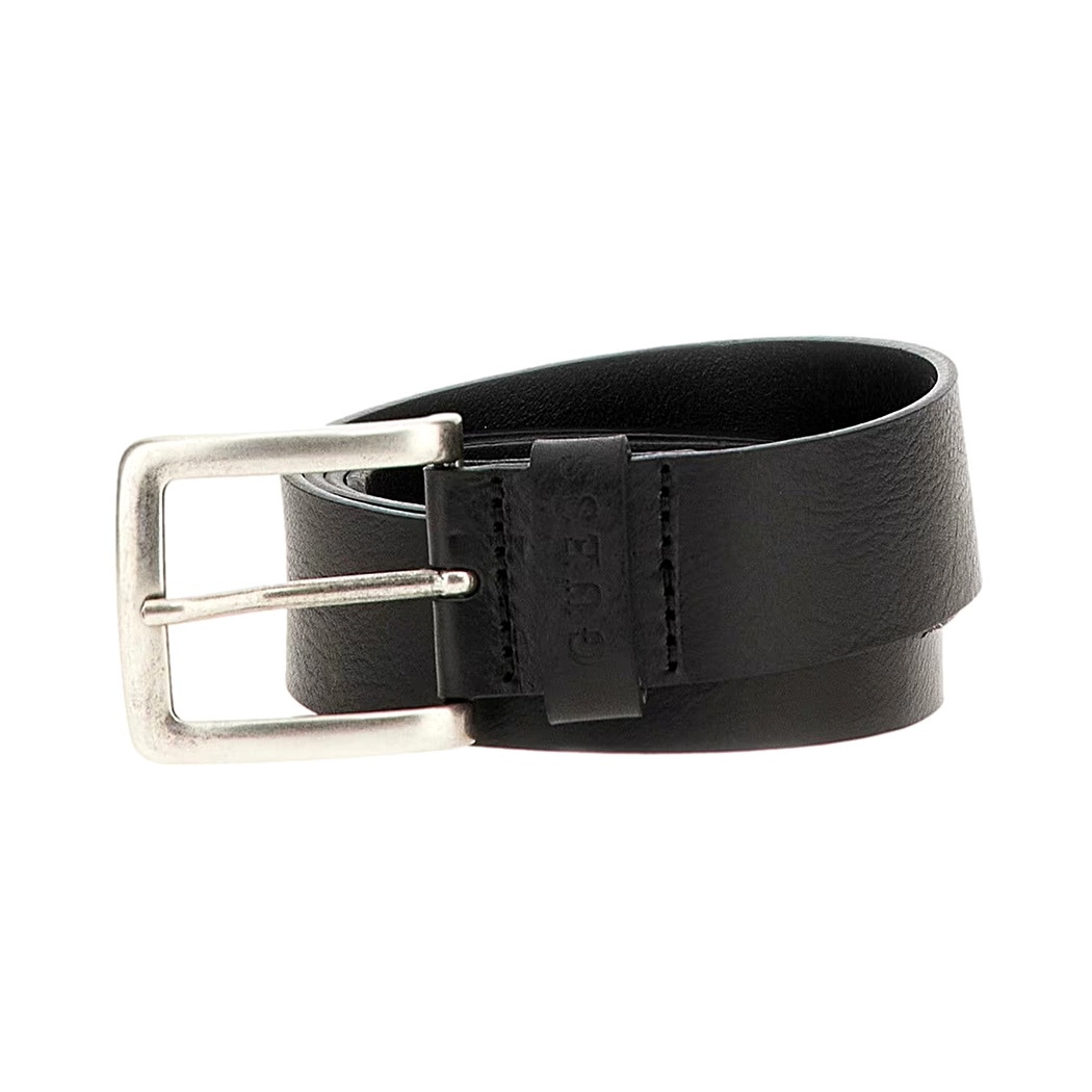 GUESS CINTURA UOMO LOGO IMPRESSO VERA PELLE FIBBIA BELT BOY CINTA M4BZ30L0VF0