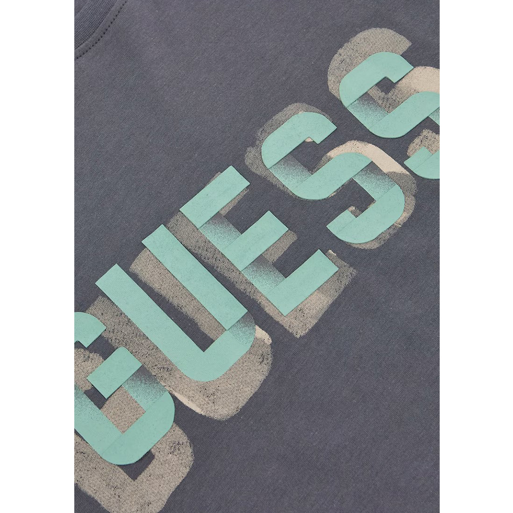 GUESS T-SHIRT UOMO MAGLIA COTONE MANICA LUNGA STRETCH BASIC LOGO M4YI16I3Z14