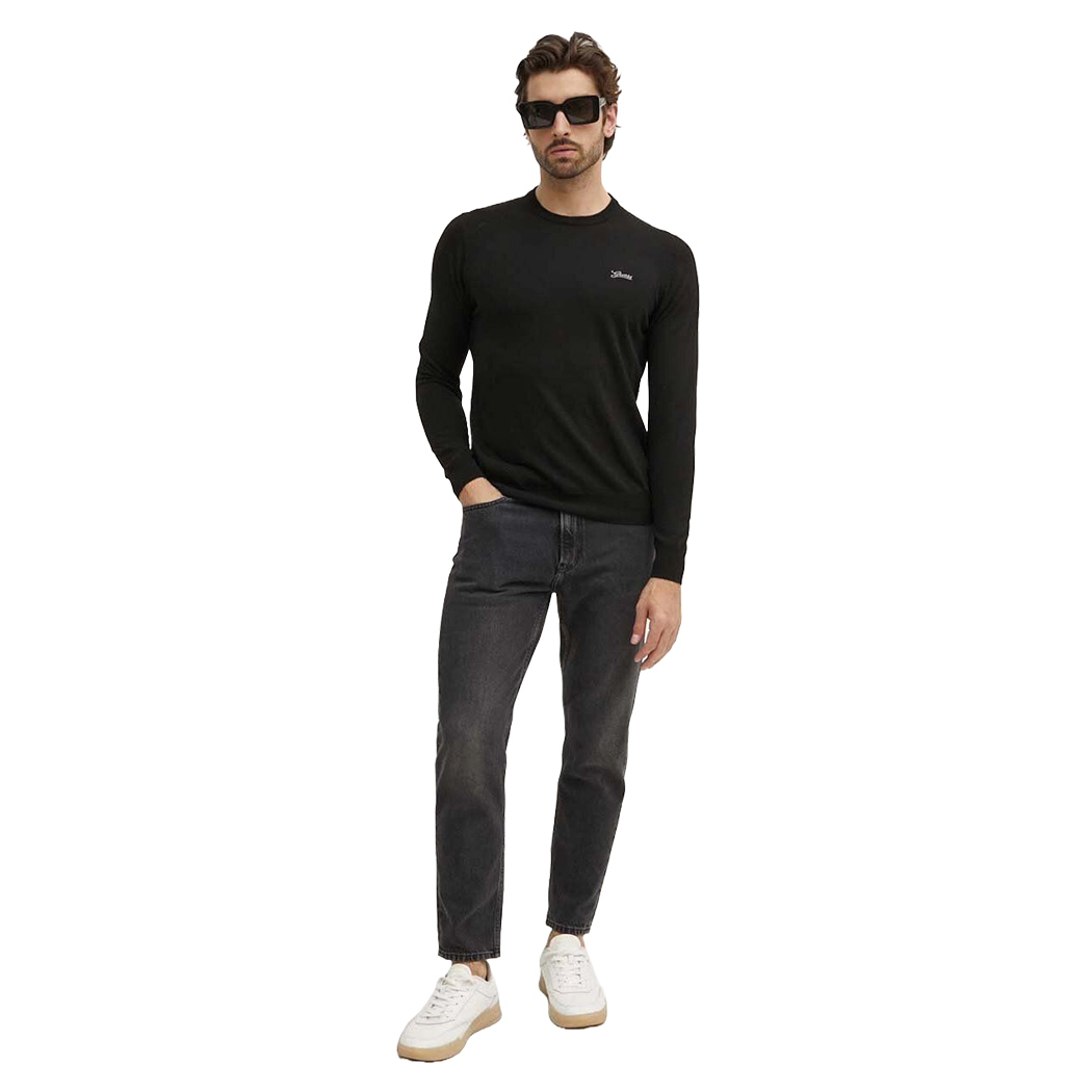 GUESS MAGLIA MAGLIONE PULLOVER UOMO GIROCOLLO MISTO SETA INVERNALE M4YR01Z3052