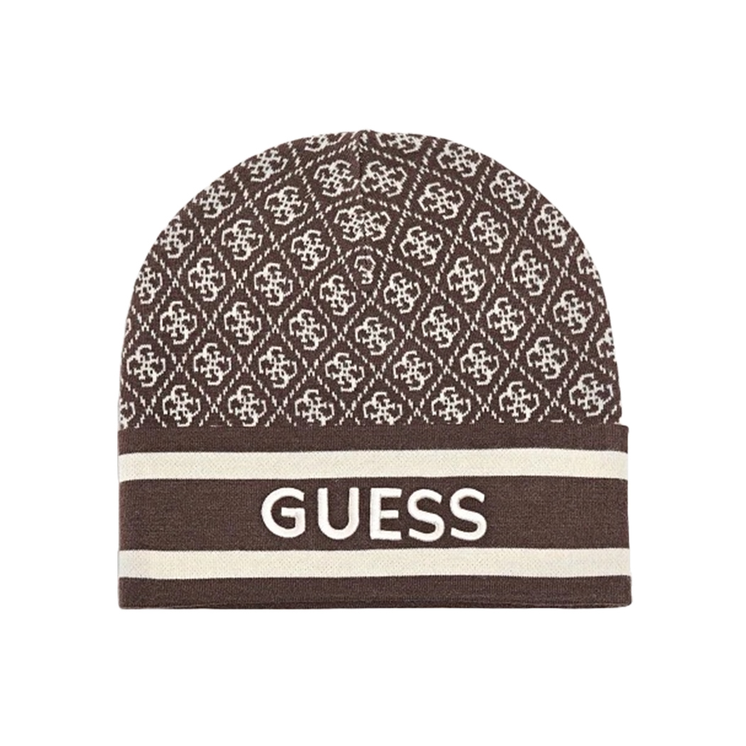 GUESS CAPPELLO CUFFIA DONNA INVERNALE LOGO FRONTALE RICAMATO HAT W4BZ21Z3JD2