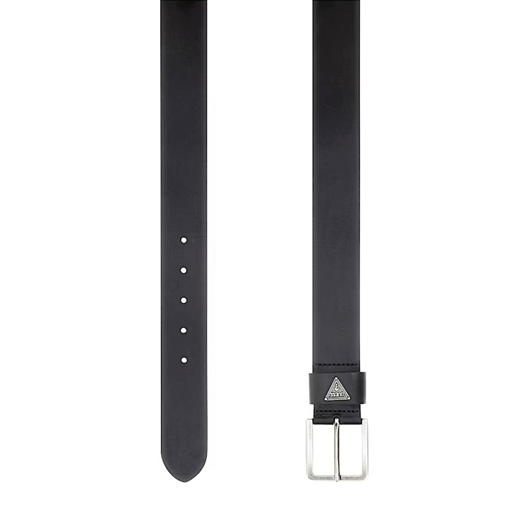 GUESS CINTURA UOMO LOGO APPLICATO VERA PELLE FIBBIA BELT BOY CINTA M4YZ16L0UO0