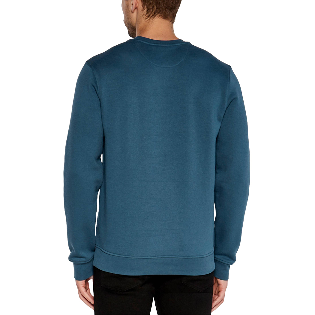 GUESS FELPA UOMO LOGO FRONTALE COTONE INVERNALE MAGLIA SPORT M4YQ08K9Z21