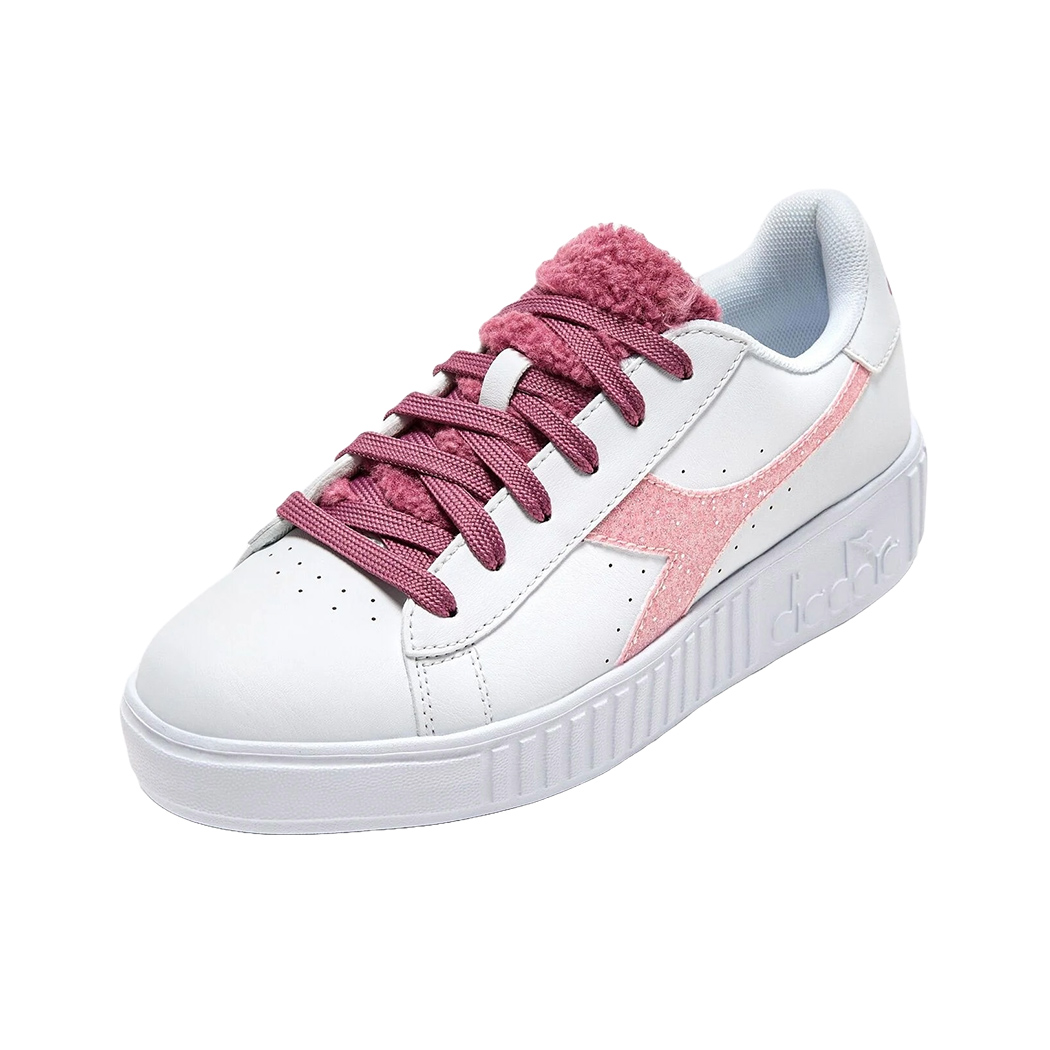DIADORA GAME STEP P PS FLUFFY GIRL SCARPE SNEAKER BAMBINA LACCI SPORT 101.180890