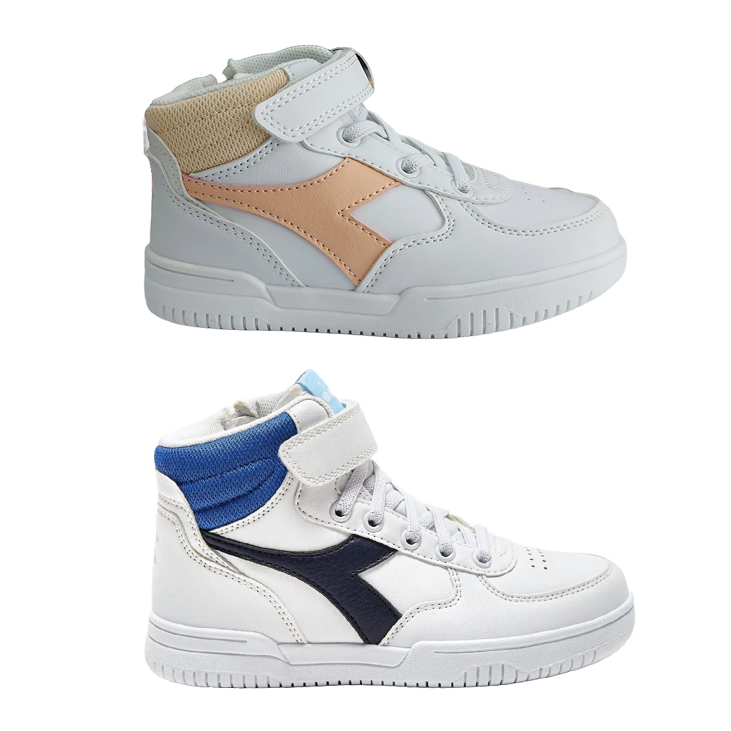 DIADORA RAPTOR MID TD SCARPE BAMBINO BAMBINA STRAPPO SNEAKERS SPORT 101.177719