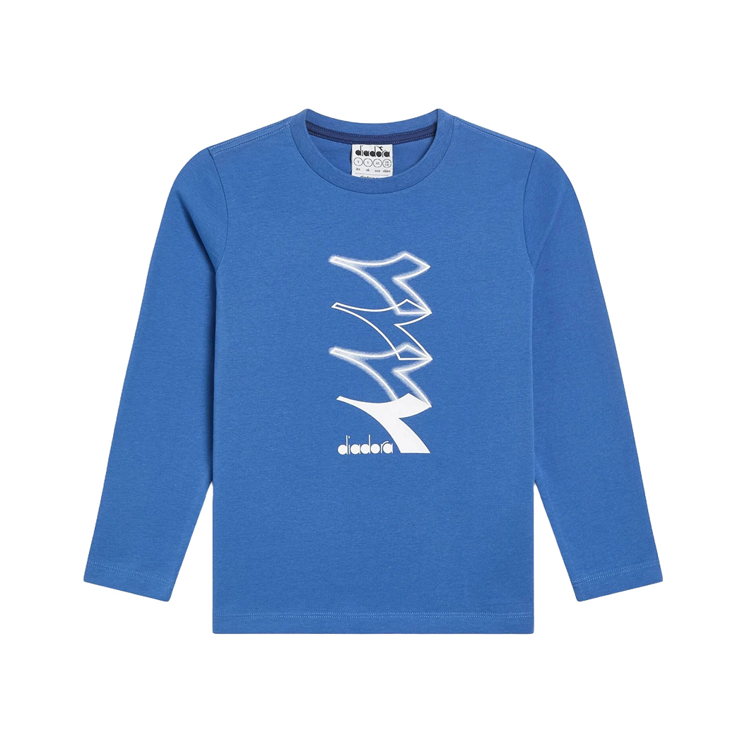 DIADORA JG.T-SHIRT LS LOGO MAGLIA BAMBINO COTONE MANICA LUNGA 102.181439