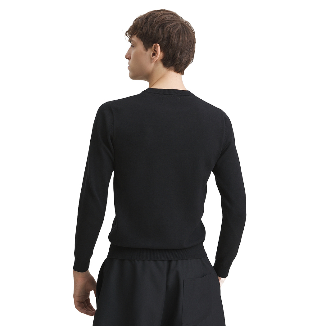 GUESS MAGLIA VISCOSA UOMO MAGLIONE GIROCOLLO LOGO FRONTALE PULLOVER M4YR14Z3FC2