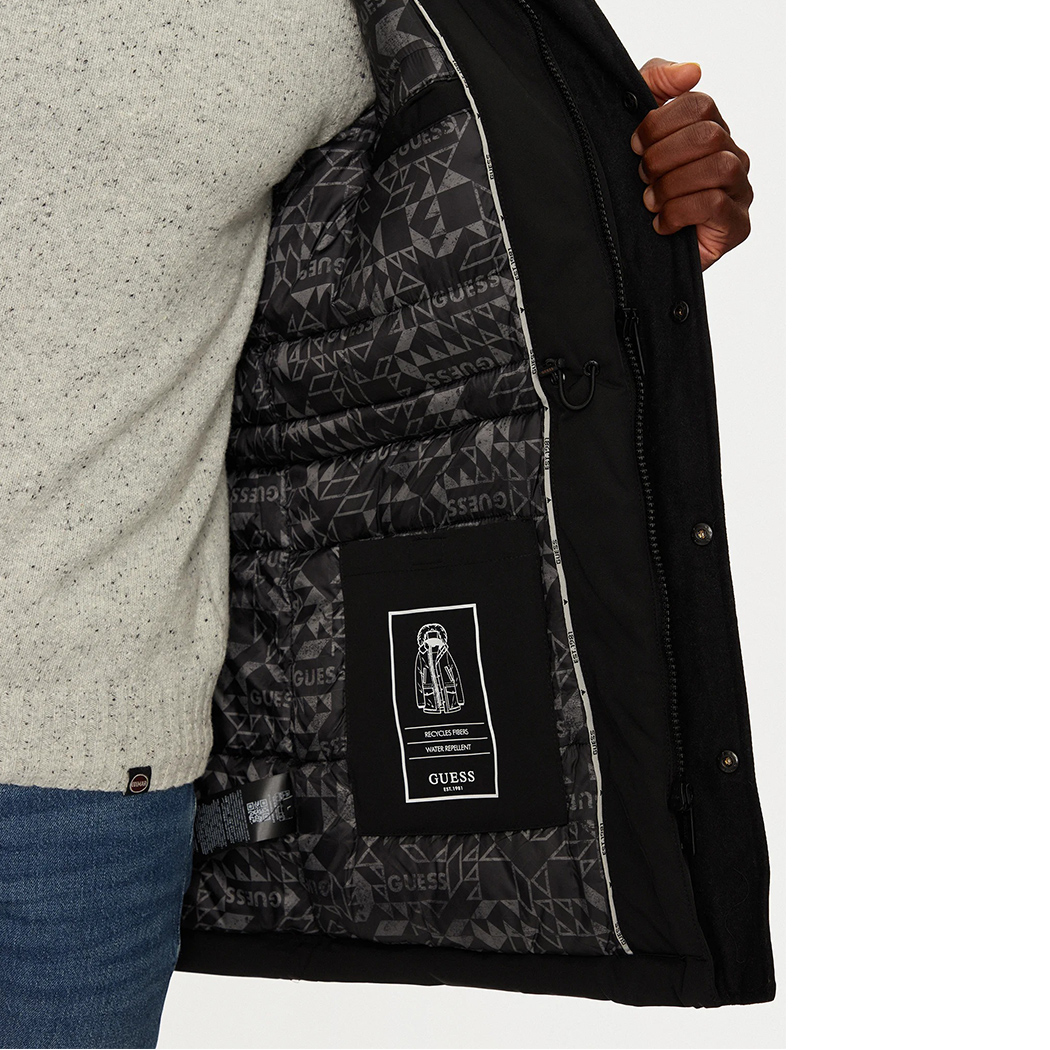 GUESS GIUBBOTTO GIACCA IMBOTTITA GIUBBINO PIUMINO UOMO INVERNALE M4BL41WGJP2