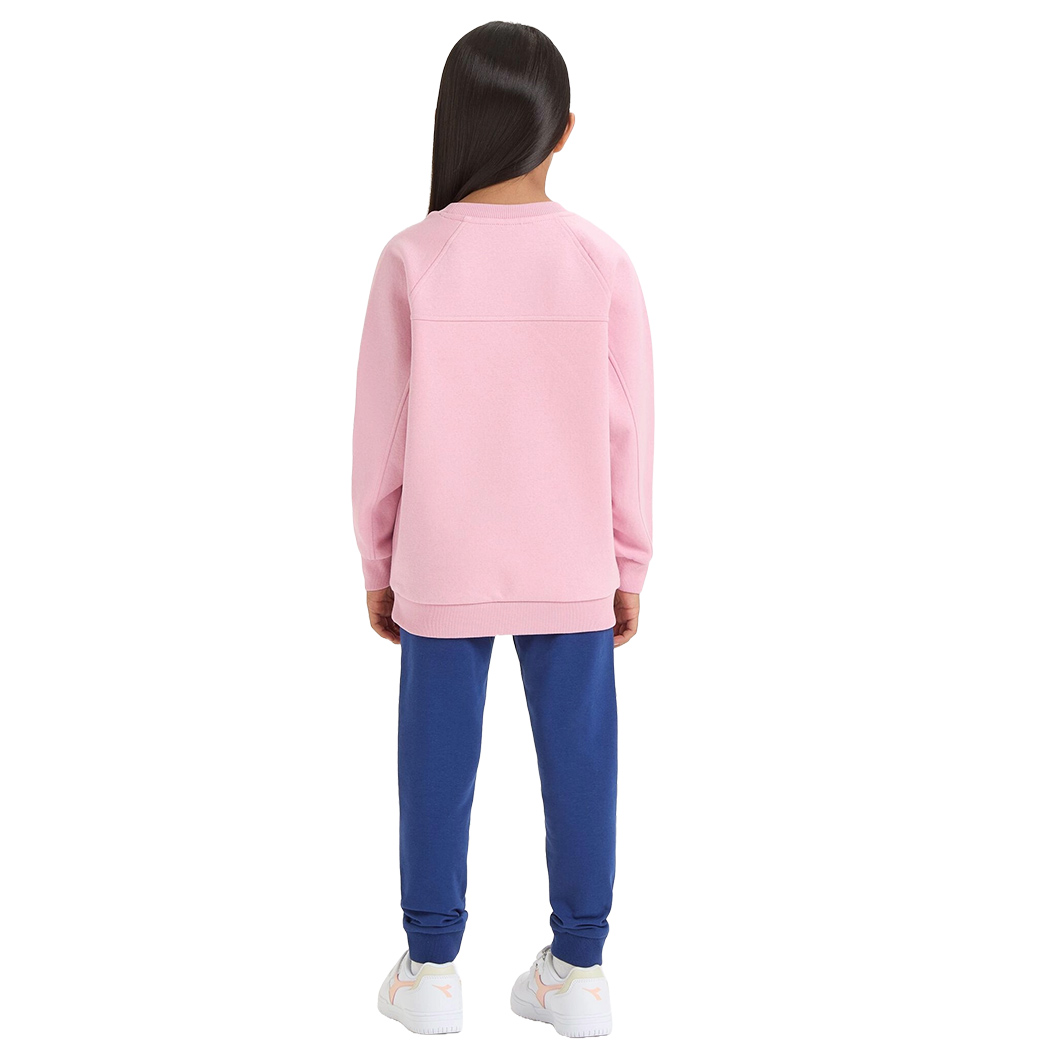 DIADORA JG.TRACKSUIT LOGO TUTA FELPA COMPLETO BAMBINE INVERNALE SPORT 102.180961