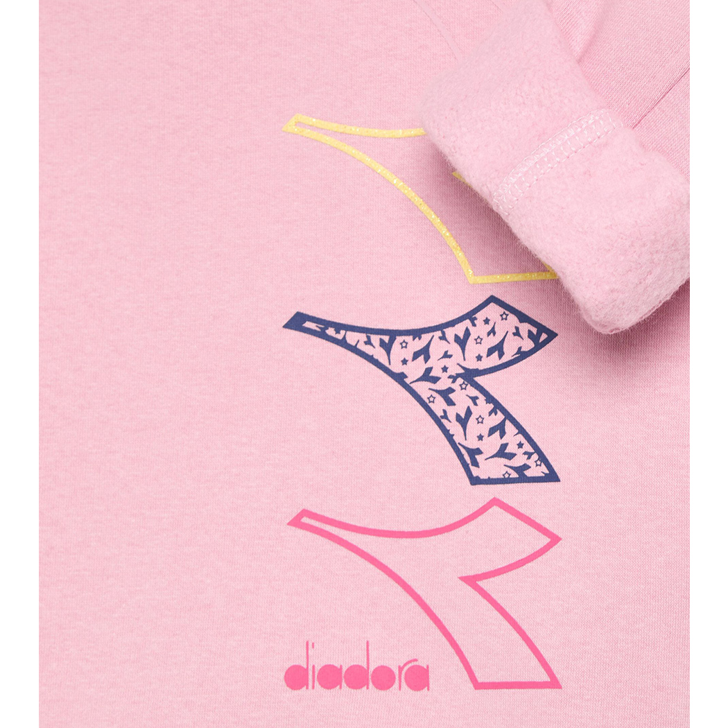 DIADORA JG.TRACKSUIT LOGO TUTA FELPA COMPLETO BAMBINE INVERNALE SPORT 102.180961