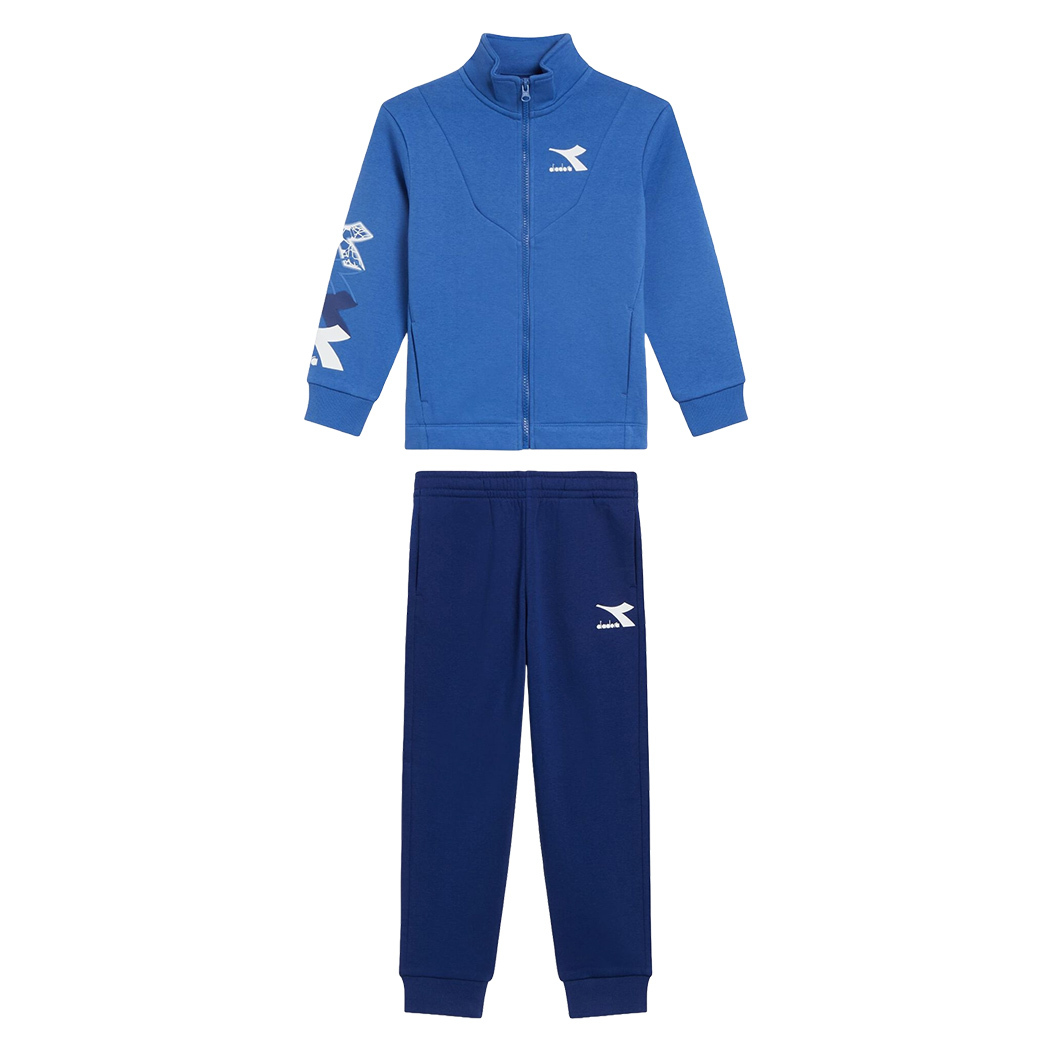 DIADORA JB. TRACKSUIT FZ LOGO TUTA FELPA COMPLETO BAMBINI RAGAZZI 102.180955