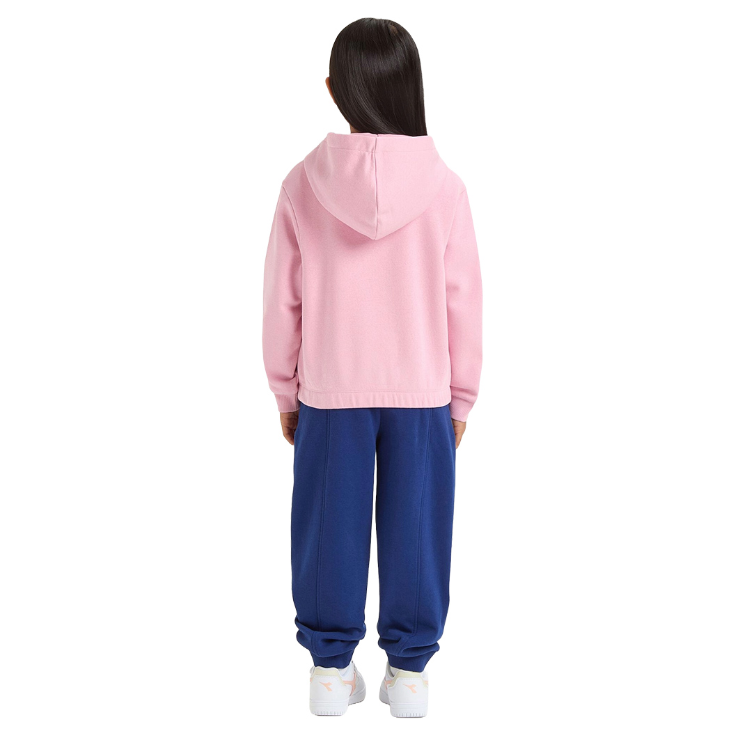 DIADORA JB. TRACKSUIT HD FZ LOGO TUTA FELPA SET BAMBINE INVERNALE 102.180962