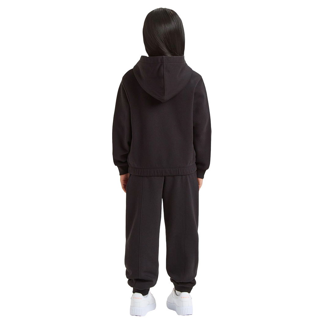 DIADORA JB. TRACKSUIT HD FZ LOGO TUTA FELPA SET BAMBINE INVERNALE 102.180962