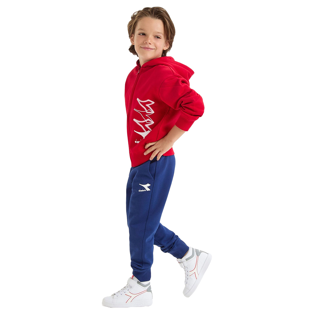DIADORA JB. TRACKSUIT HD FZ LOGO TUTA FELPA COMPLETO BAMBINI RAGAZZI 102.180956