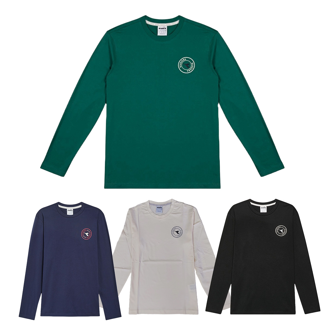 DIADORA LS ESS SPORTS T-SHIRT MANICA LUNGA UOMO MAGLIA COTONE UNITA 102.181185