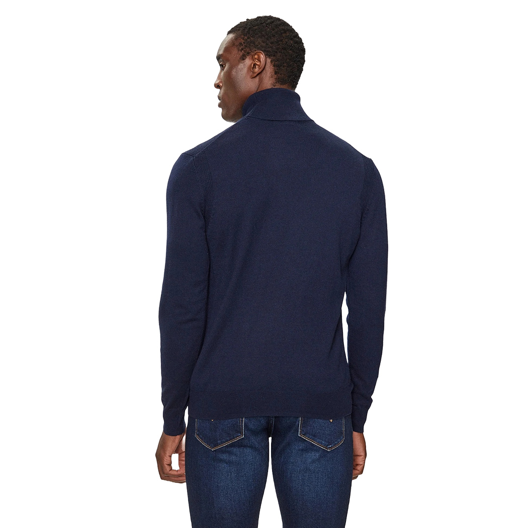 GUESS MAGLIA MAGLIONE PULLOVER UOMO COLLO ALTO DOLCEVITA INVERNALE M4BR05Z3H82