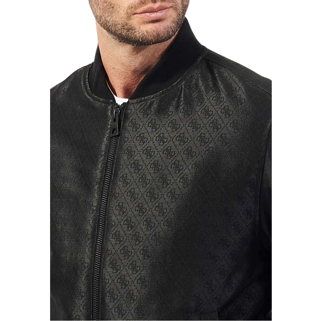 GUESS GIUBBOTTO BOMBER UOMO 4G GIACCA IMBOTTITA GIUBBINO INVERNALE M4BL3GWFIR2