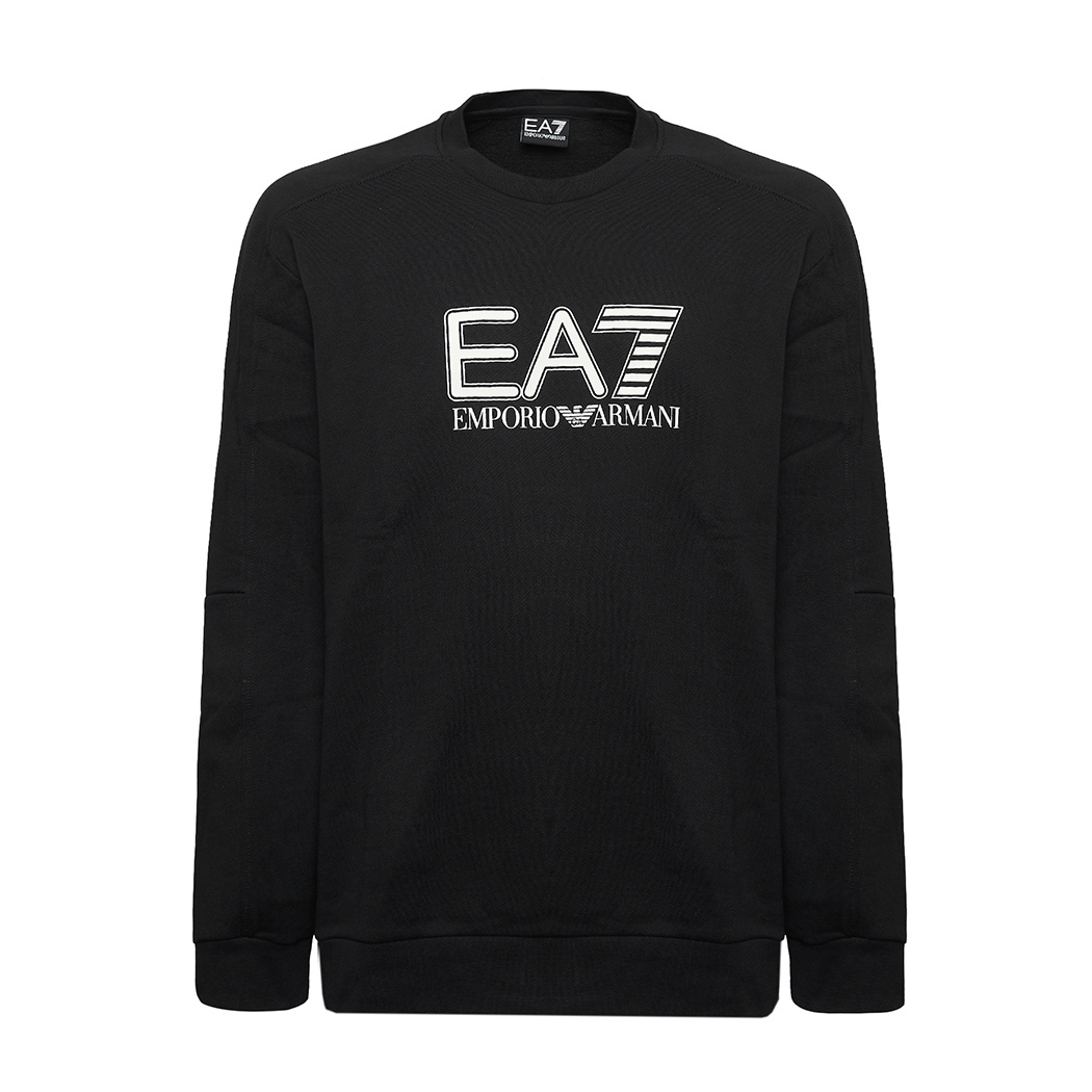 EA7 EMPORIO ARMANI FELPA UOMO GIROCOLLO LOGO MAXI INVERNALE 6DPM01PJVTZ