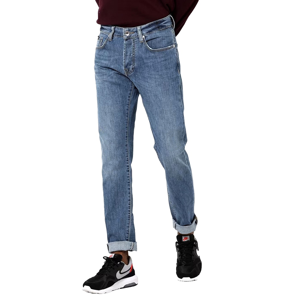 GAS JEANS UOMO MAN PANTALONI DENIM COTONE STRETCH NORTON CARROT 351276