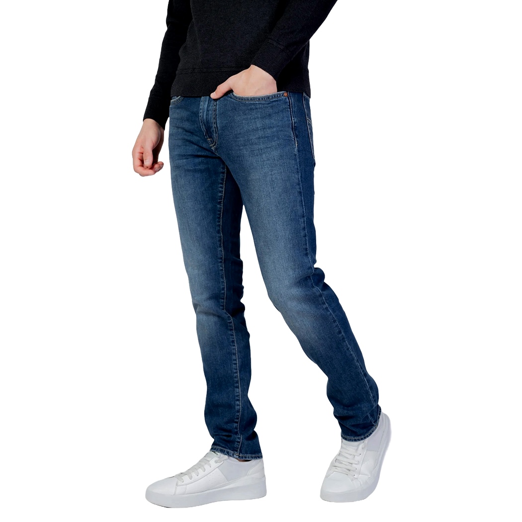 GAS JEANS UOMO MAN PANTALONI DENIM COTONE STRETCH ALBERT SIMPLE REV 351451