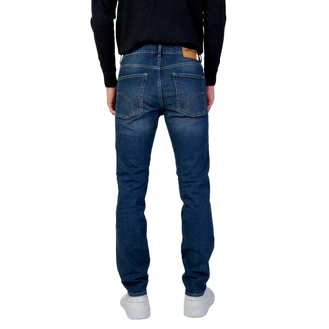 GAS JEANS UOMO MAN PANTALONI DENIM COTONE STRETCH ALBERT SIMPLE REV 351451