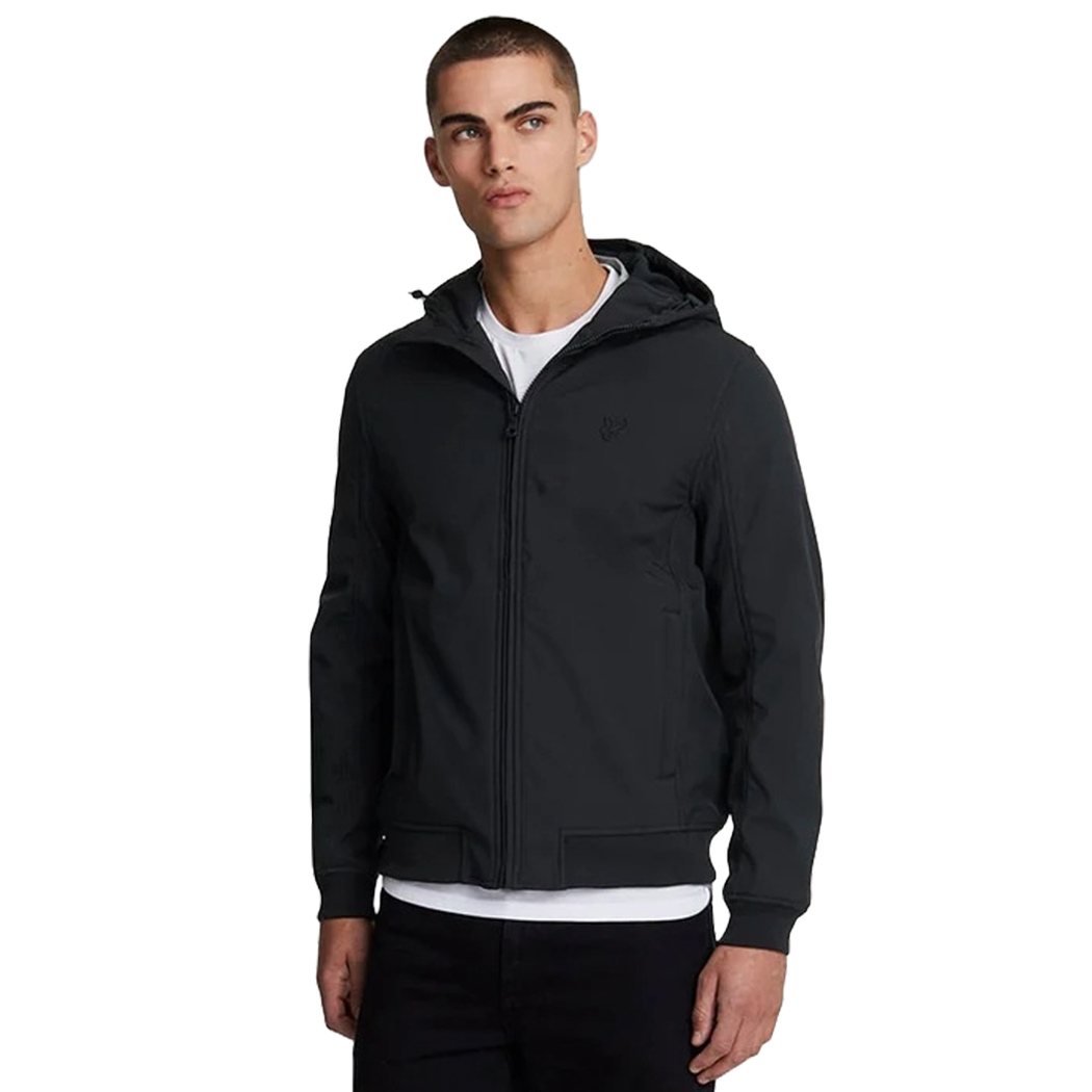 LYLE E SCOTT GIUBBOTTO CAPPUCCIO GIUBBINO UOMO TONAL FLEECE SOFTSHELL JK2110TON