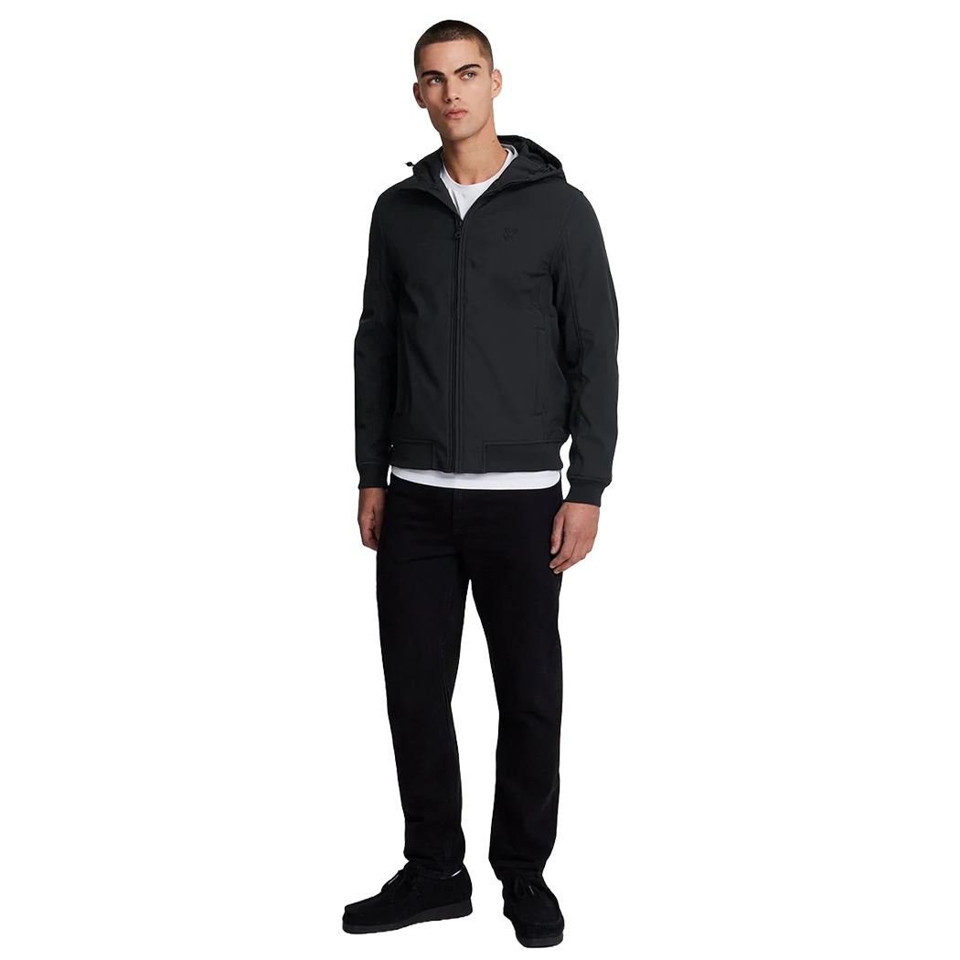 LYLE E SCOTT GIUBBOTTO CAPPUCCIO GIUBBINO UOMO TONAL FLEECE SOFTSHELL JK2110TON