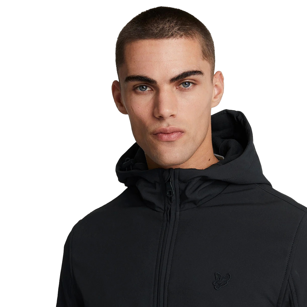 LYLE E SCOTT GIUBBOTTO CAPPUCCIO GIUBBINO UOMO TONAL FLEECE SOFTSHELL JK2110TON