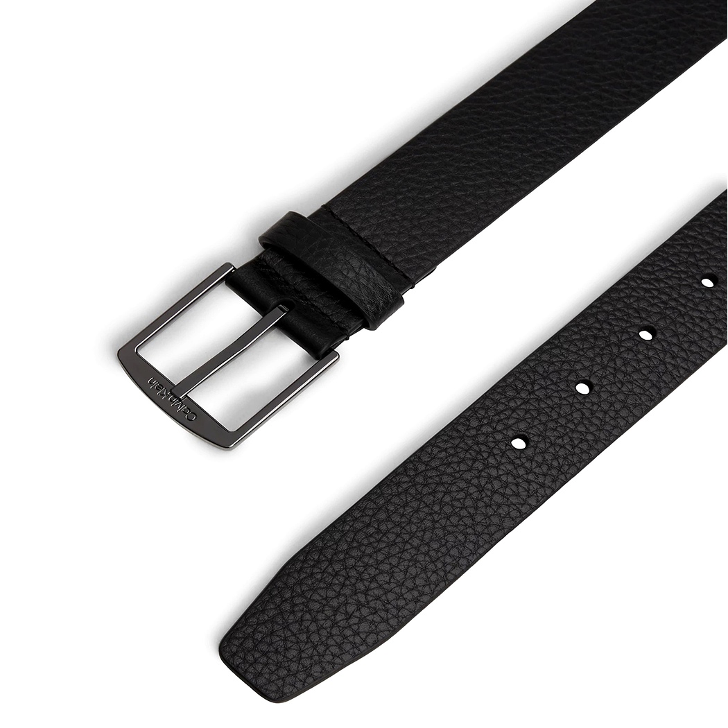 CALVIN KLEIN CINTURA UOMO LOGO IMPRESSO VERA PELLE MARTELLATA CINTA K50K511571