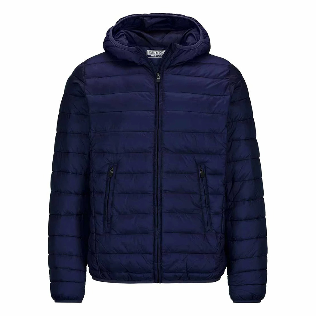 KAPPA LOGO CORPO ASTRO GIUBBINO UOMO GIUBBOTTO CAPPUCCIO BOMBER GIACCA 303ZLN0