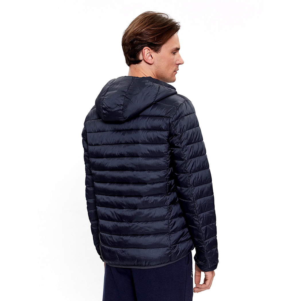 KAPPA LOGO CORPO ASTRO GIUBBINO UOMO GIUBBOTTO CAPPUCCIO BOMBER GIACCA 303ZLN0