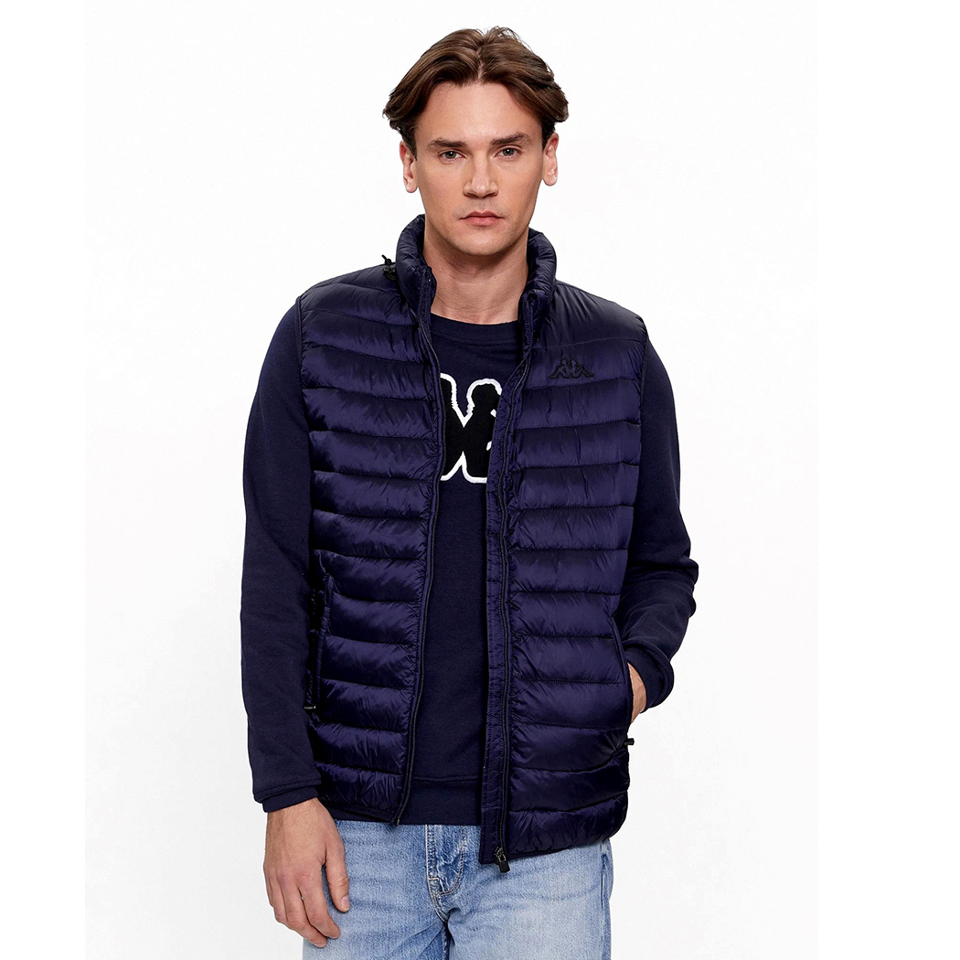KAPPA LOGO KORPO ASTROVEST GIUBBINO SMANICATO UOMO GIUBBOTTO BOMBER 3032JL0