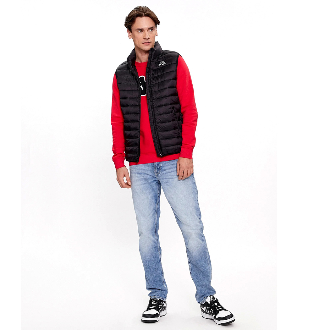 KAPPA LOGO KORPO ASTROVEST GIUBBINO SMANICATO UOMO GIUBBOTTO BOMBER 3032JL0