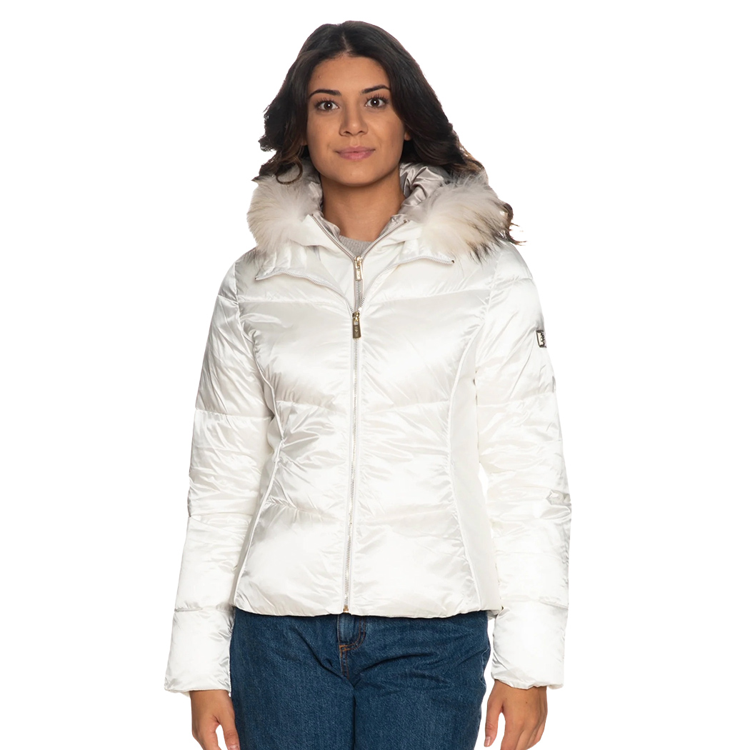 YES-ZEE GIUBBOTTO DONNA GIUBBINO CORTO GIACCA PIUMINO CAPPUCCIO ZIP J016/QV00