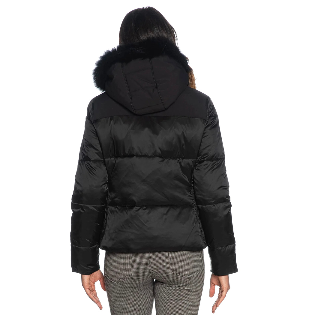 YES-ZEE GIUBBOTTO DONNA GIUBBINO CORTO GIACCA PIUMINO CAPPUCCIO ZIP J016/QV00