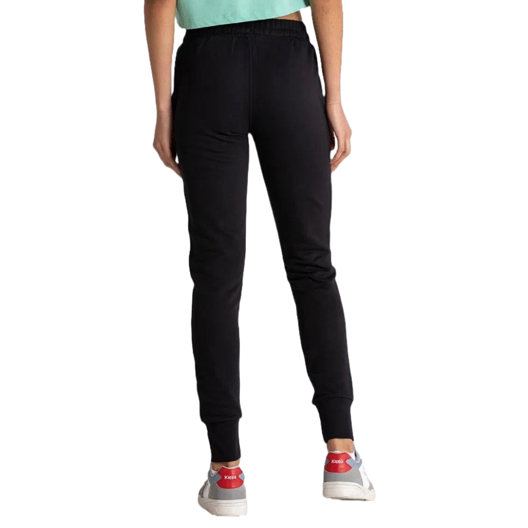KAPPA LOGO ZALIA PANTALONI JOGGERS DONNA FELPA COTONE INVERNALE SPORT 303MKI0