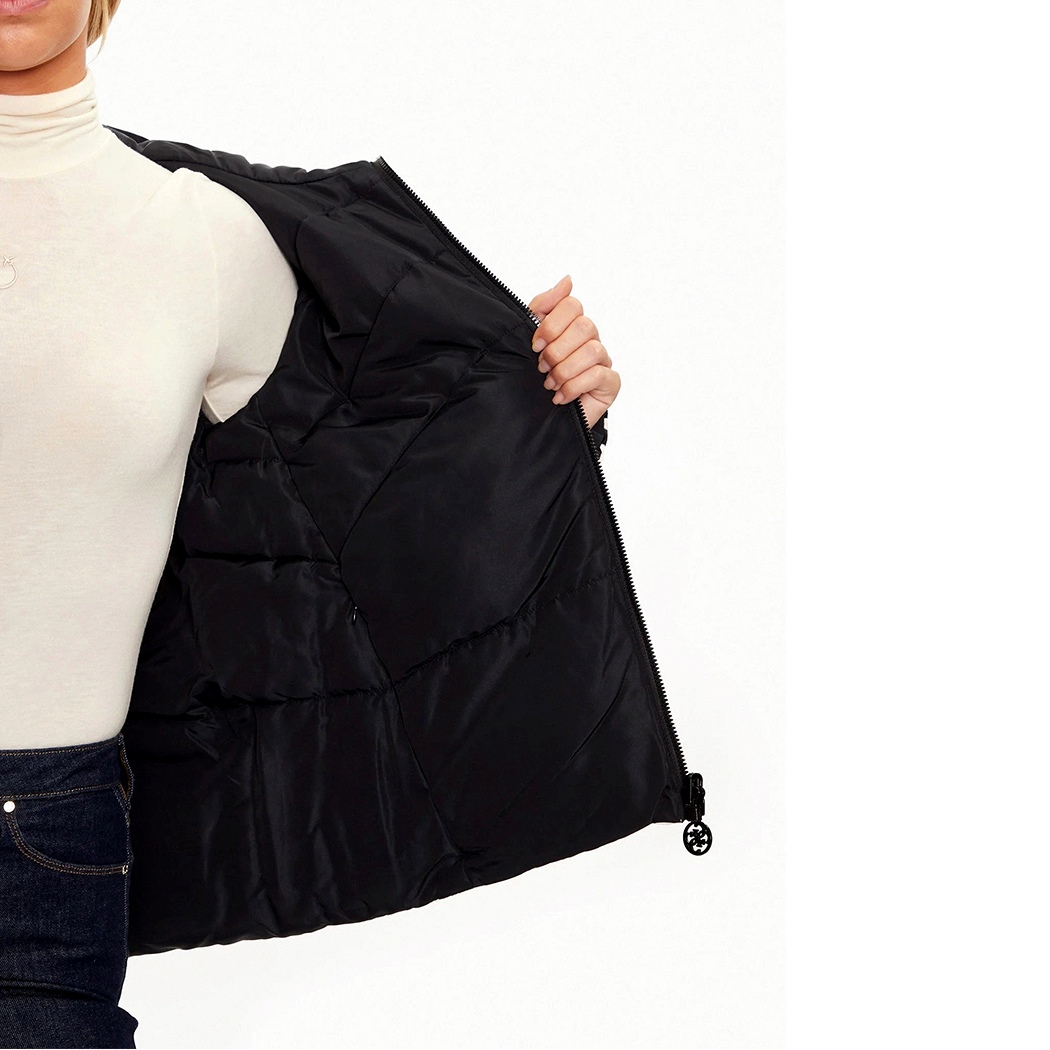 GUESS GIUBBINO REVERSIBILE DONNA GIACCA PIUMINO CON FANTASIA W4BL38WGK12